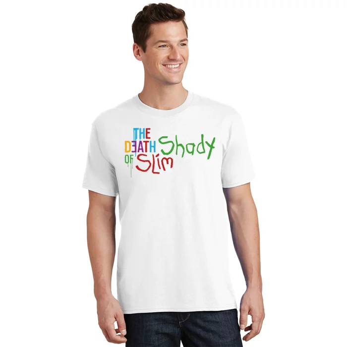 Em Of Slim Retro Colorful Death Shady T-Shirt