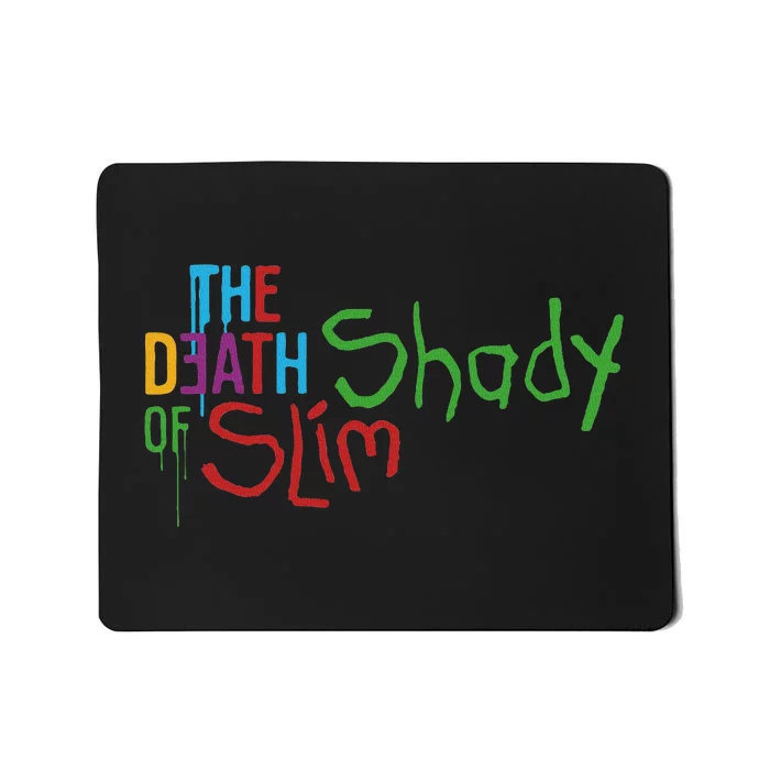 Em Of Slim Retro Colorful Death Shady Mousepad