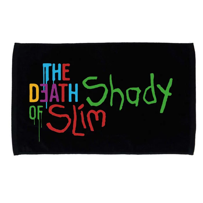 Em Of Slim Retro Colorful Death Shady Microfiber Hand Towel