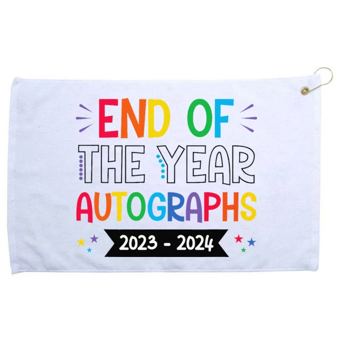 End Of The Year Autographs 20232024 Last Day Of School Grommeted Golf Towel