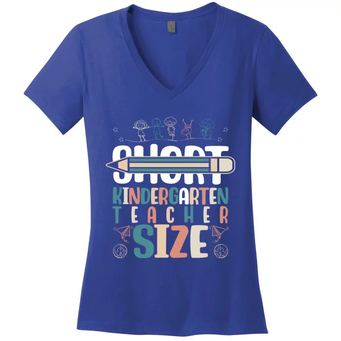 End Of The Year Kindergarten Teacher Gift Women's V-Neck T-Shirt