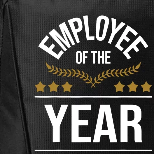 Employee Of The Year Boss Staff Employee Appreciation City Backpack