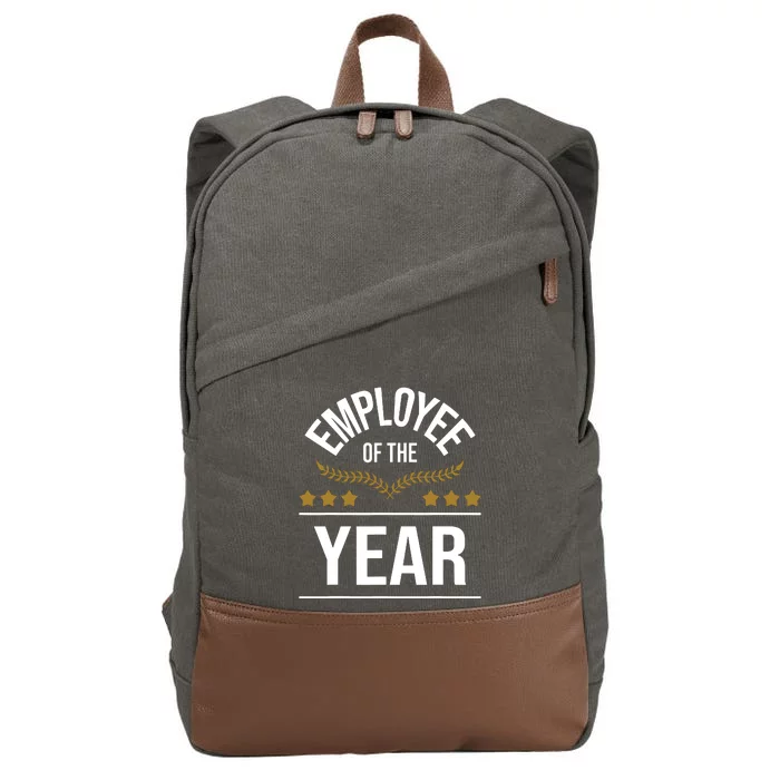 Employee Of The Year Boss Staff Employee Appreciation Cotton Canvas Backpack