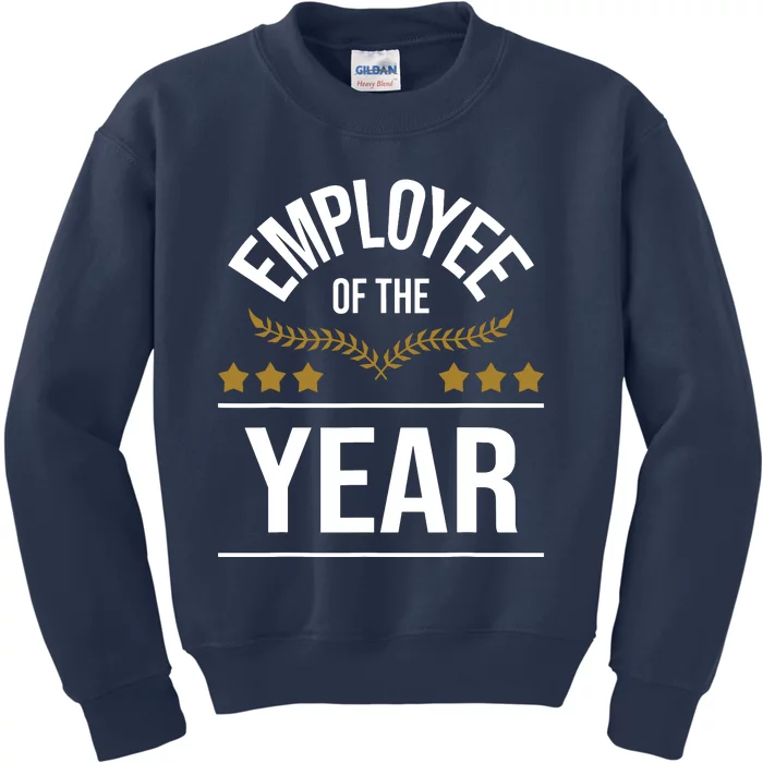 Employee Of The Year Boss Staff Employee Appreciation Kids Sweatshirt