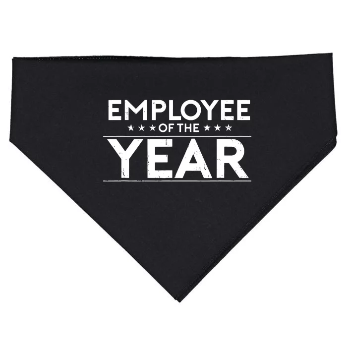 Employee Of The Year Funny For Staff Appreciation USA-Made Doggie Bandana