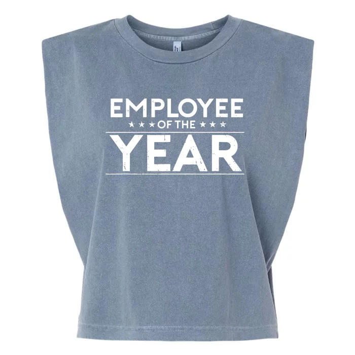 Employee Of The Year Funny For Staff Appreciation Garment-Dyed Women's Muscle Tee