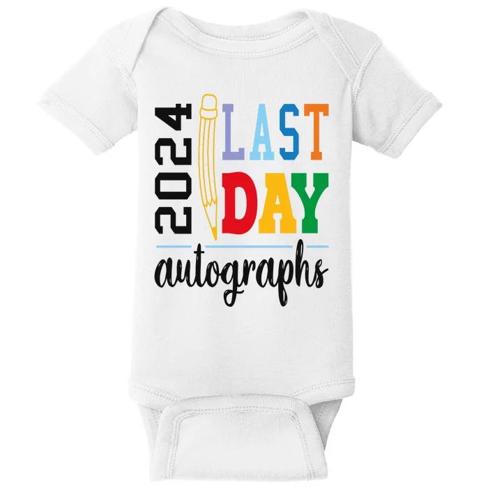 End Of The Year Autographs 2024 Baby Bodysuit