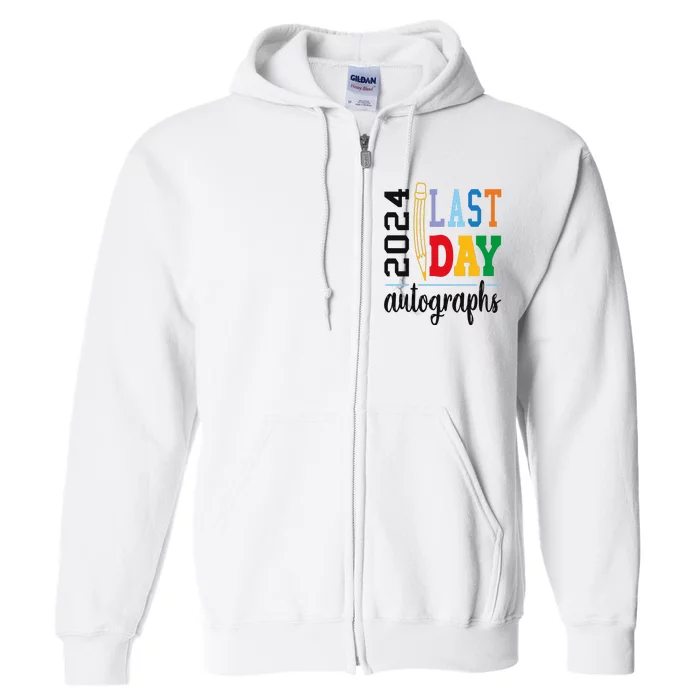 End Of The Year Autographs 2024 Full Zip Hoodie