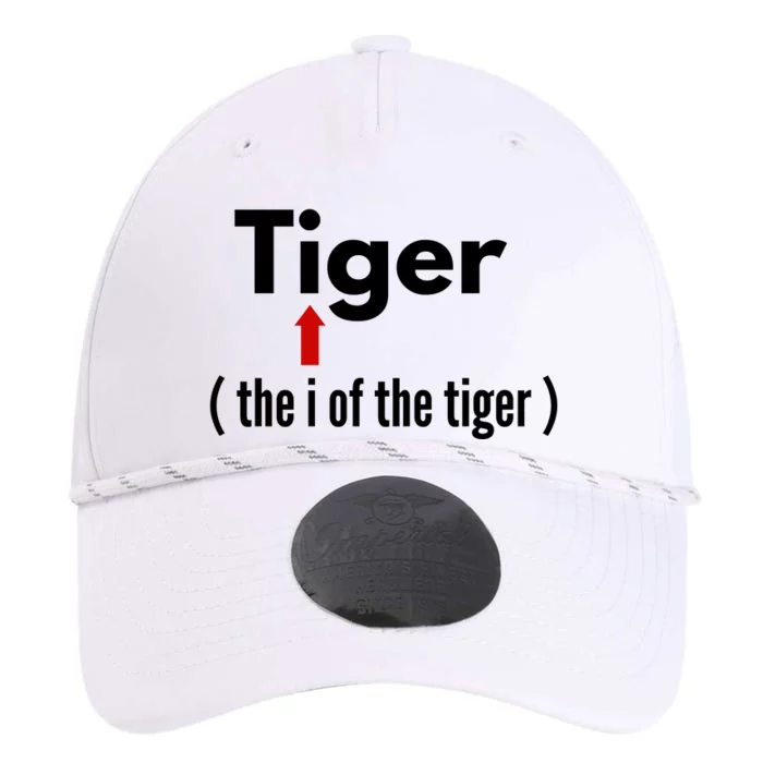 Eye Of The Tiger Pun Gift. Sarcastic Humor Dad Jokes Performance The Dyno Cap