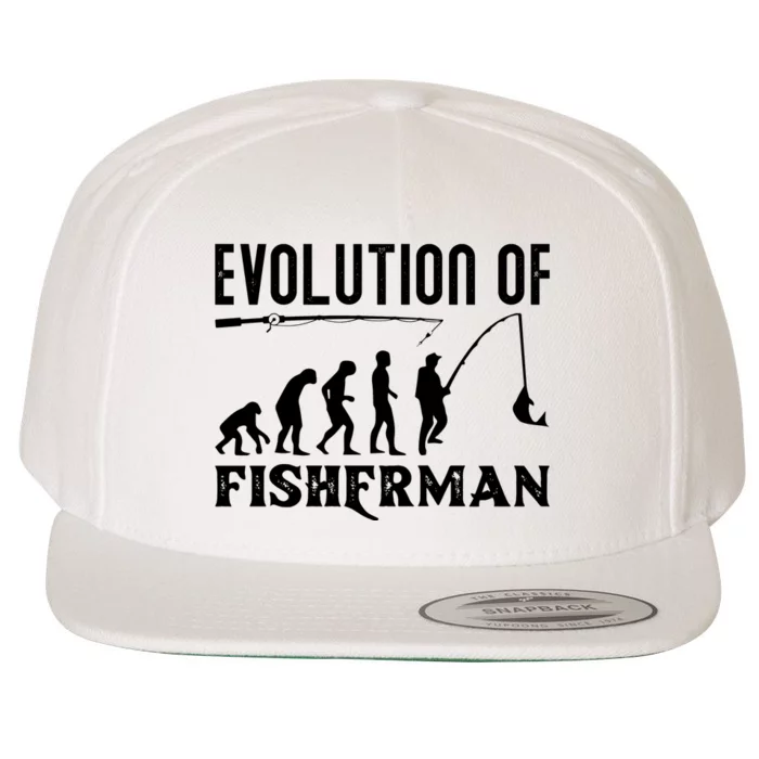 Evolution Of The Fishman Funny Fisherman Wool Snapback Cap