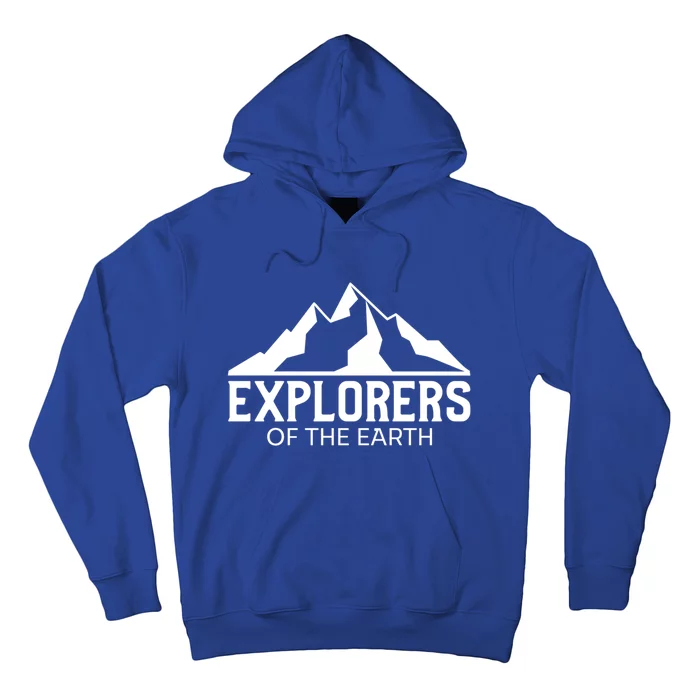 Explorers Of The Earth For Nature Lovers Illustration Gift Hoodie