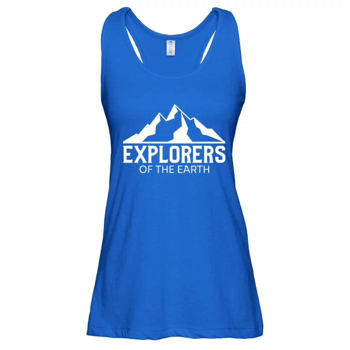 Explorers Of The Earth For Nature Lovers Illustration Gift Ladies Essential Flowy Tank