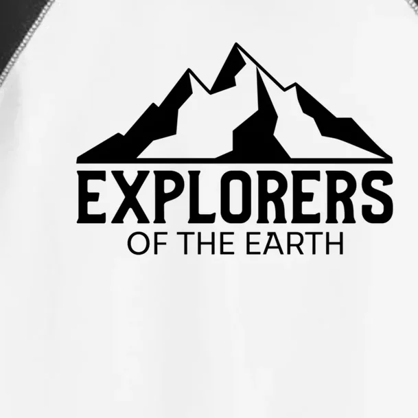 Explorers Of The Earth For Nature Lovers Illustration Gift Toddler Fine Jersey T-Shirt