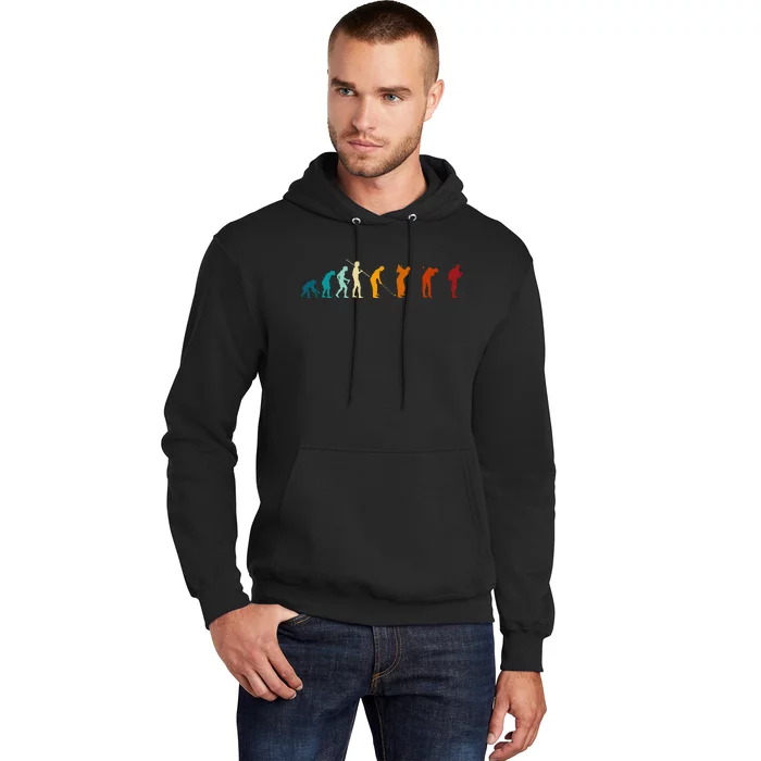 Evolution Of The Golfing Man Hoodie