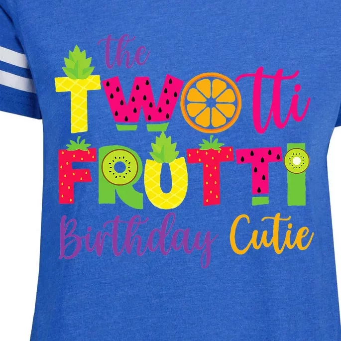 Everyone Of the Twotti Frutti Cool Birthday Party Fruit Enza Ladies Jersey Football T-Shirt