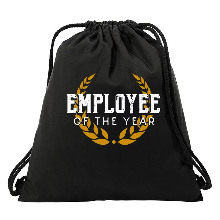 Employee Of The Year Office Work Drawstring Bag