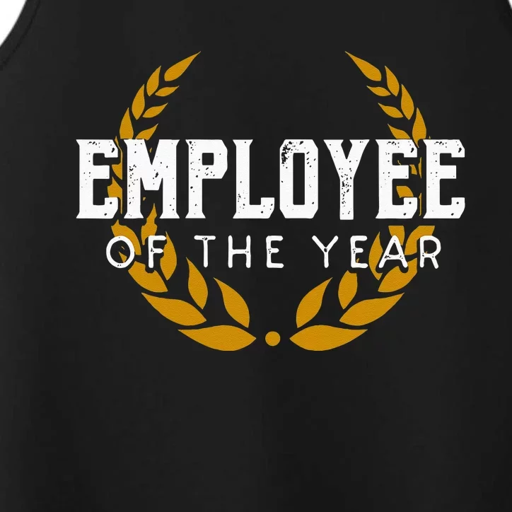 Employee Of The Year Office Work Performance Tank