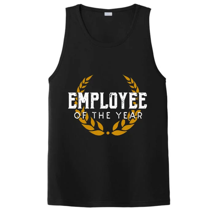 Employee Of The Year Office Work Performance Tank