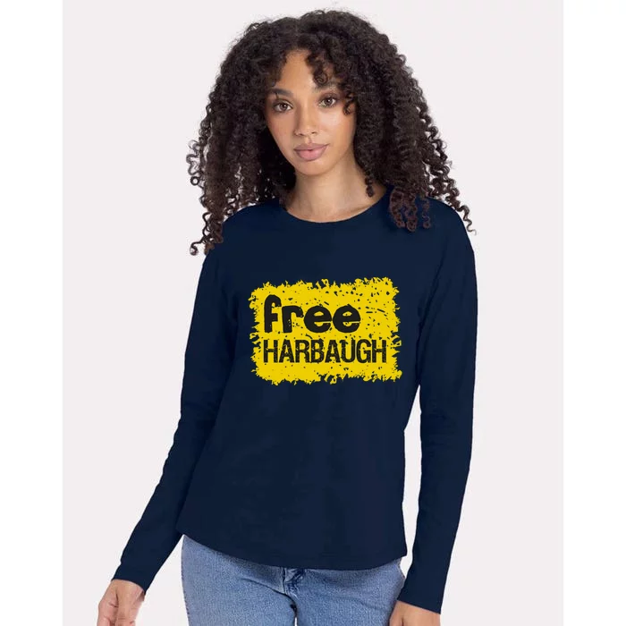 Eat Off The Floor Trending Free Harbaugh Womens Cotton Relaxed Long Sleeve T-Shirt