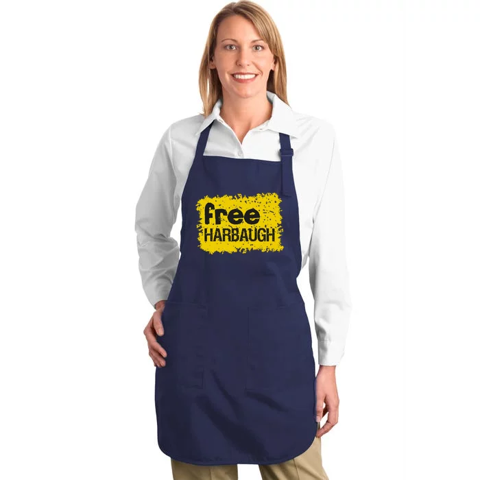 Eat Off The Floor Trending Free Harbaugh Full-Length Apron With Pocket