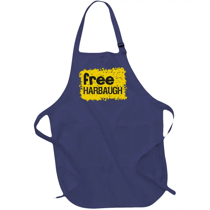 Eat Off The Floor Trending Free Harbaugh Full-Length Apron With Pocket