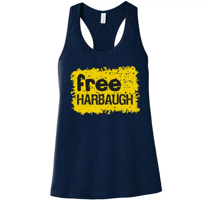 Eat Off The Floor Trending Free Harbaugh Women's Racerback Tank