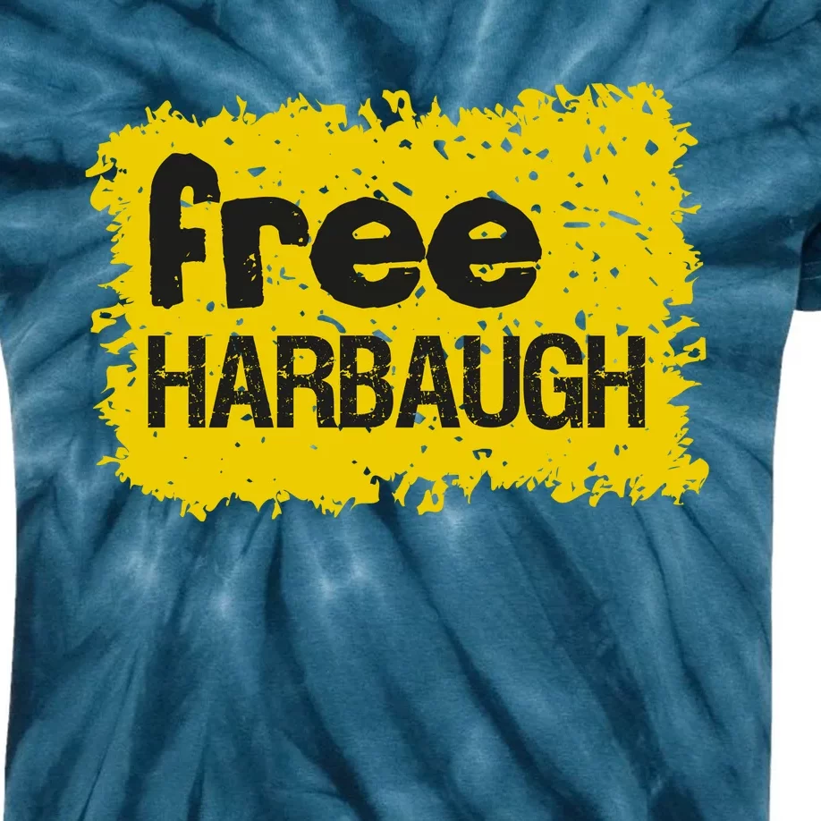 Eat Off The Floor Trending Free Harbaugh Kids Tie-Dye T-Shirt