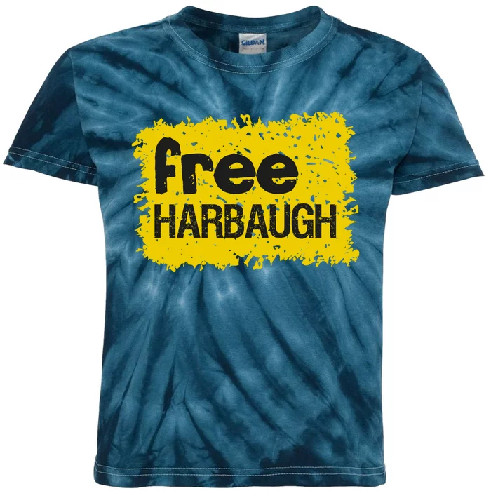 Eat Off The Floor Trending Free Harbaugh Kids Tie-Dye T-Shirt