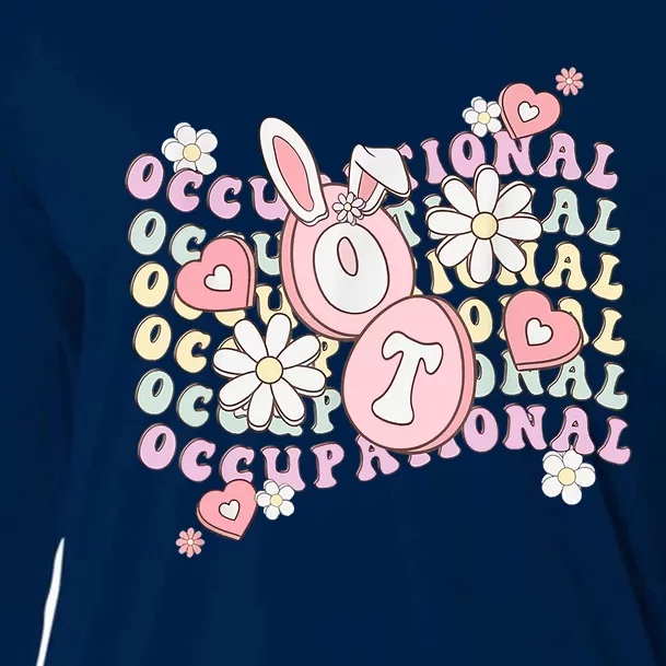 Easter Occupational Therapy Spring OT Assistant COTA OTA Cooling Performance Long Sleeve Crew