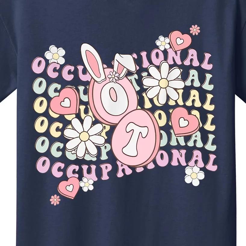 Easter Occupational Therapy Spring OT Assistant COTA OTA Kids T-Shirt