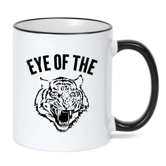 Eye Of The Tiger Black Color Changing Mug