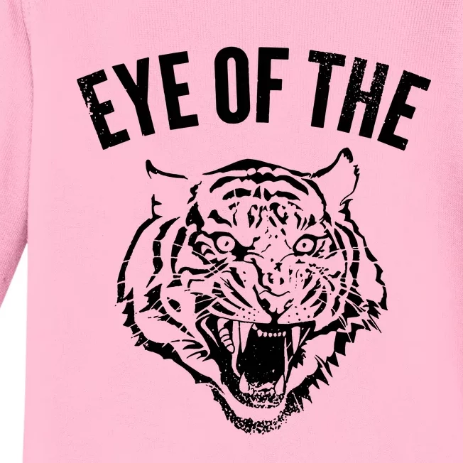 Eye Of The Tiger Baby Long Sleeve Bodysuit