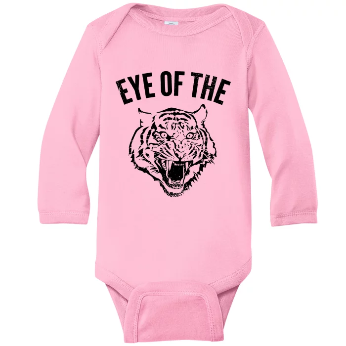 Eye Of The Tiger Baby Long Sleeve Bodysuit