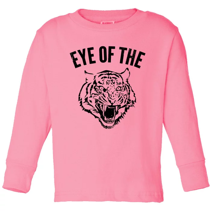 Eye Of The Tiger Toddler Long Sleeve Shirt