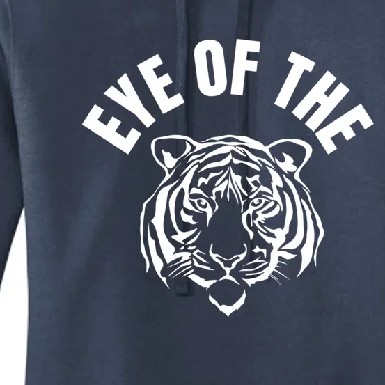 Eye Of The Tiger Inspirational Quote Workout Fitness Gift Women's Pullover Hoodie