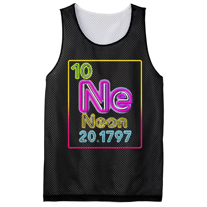 Element Of The Chemistry Periodic Table For Scientists Mesh Reversible Basketball Jersey Tank