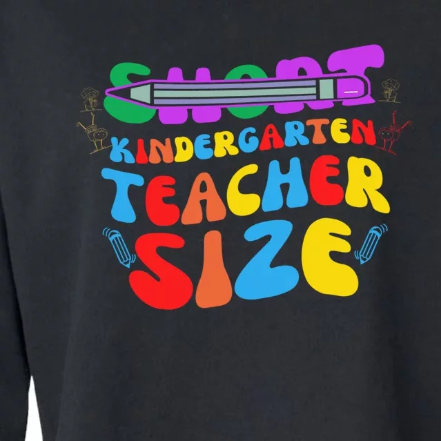 End Of The Year Kindergarten Teacher Cropped Pullover Crew