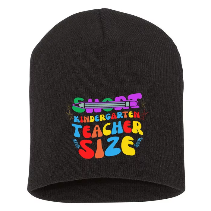 End Of The Year Kindergarten Teacher Short Acrylic Beanie