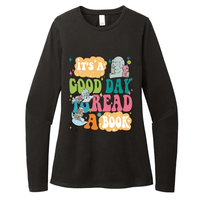 Elephant Piggie And Pigeon Its A Good Day To Read A Book Back To Scho Womens CVC Long Sleeve Shirt