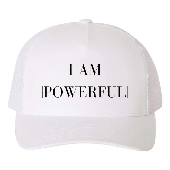 Empowerment Phrases Affirmations Yupoong Adult 5-Panel Trucker Hat