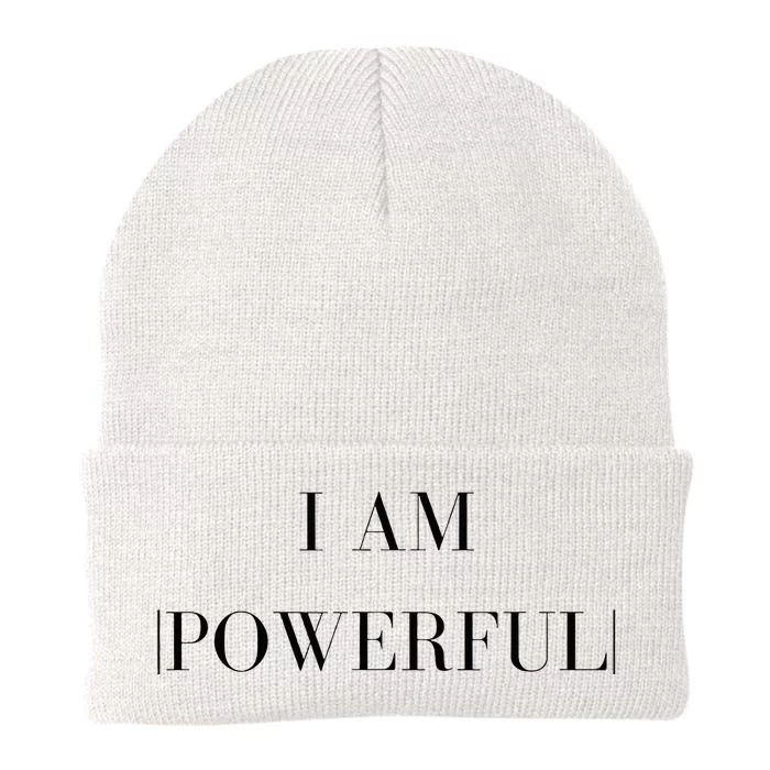 Empowerment Phrases Affirmations Knit Cap Winter Beanie