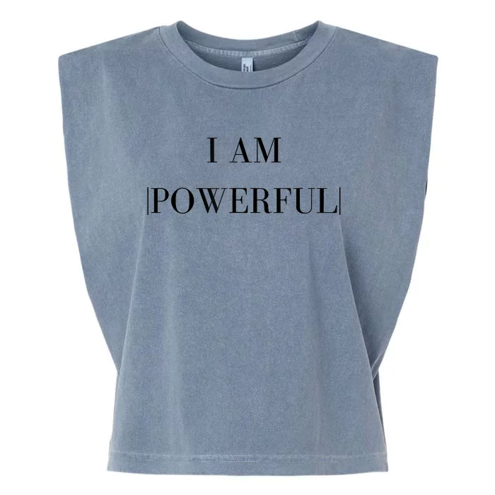 Empowerment Phrases; Affirmations Garment-Dyed Women's Muscle Tee