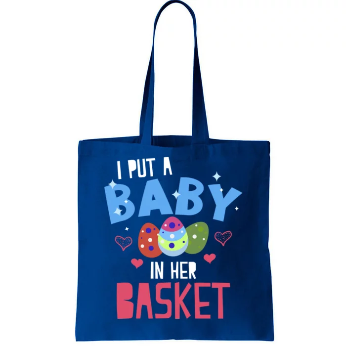 Easter Pregnancy Announcet Gift Design For Dads Cute Gift Tote Bag