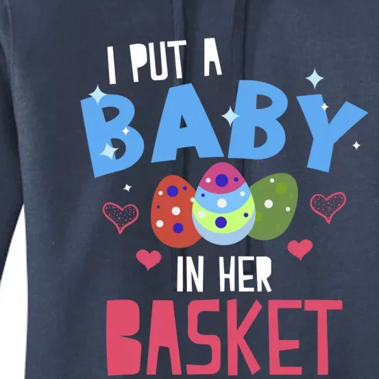 Easter Pregnancy Announcet Gift Design For Dads Cute Gift Women's Pullover Hoodie