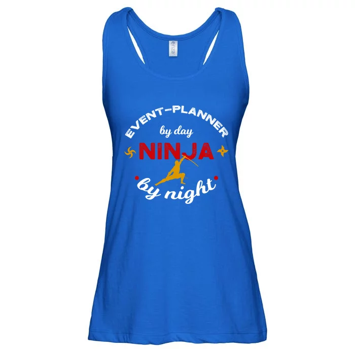 Event Planner By Day Ninja By Night Gift Ladies Essential Flowy Tank