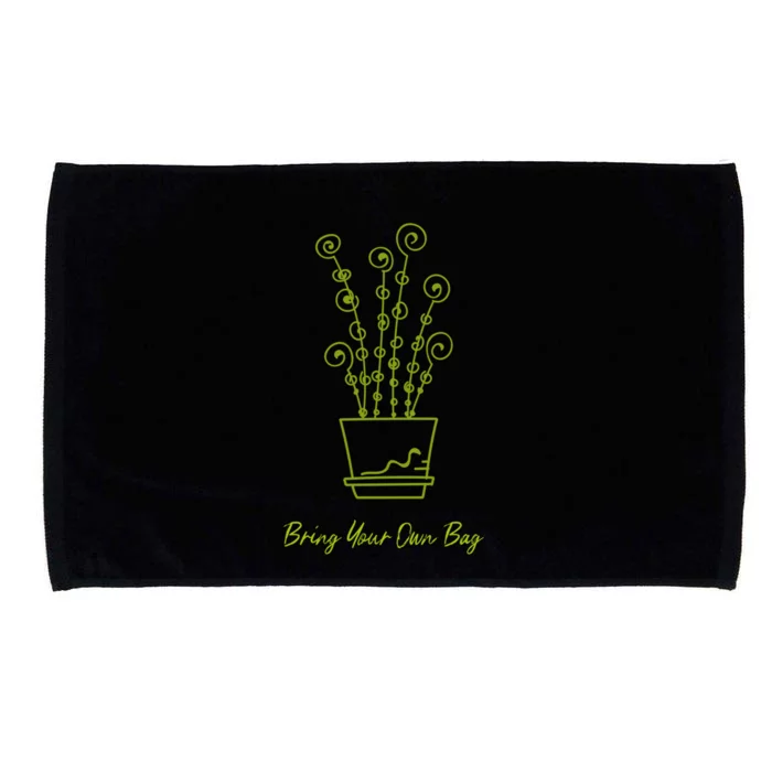 Environt Pollution Bring Your Own Bag Tropical Flower Gift Microfiber Hand Towel