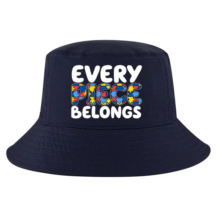 Every Piece Belongs Autism Awareness Cool Comfort Performance Bucket Hat