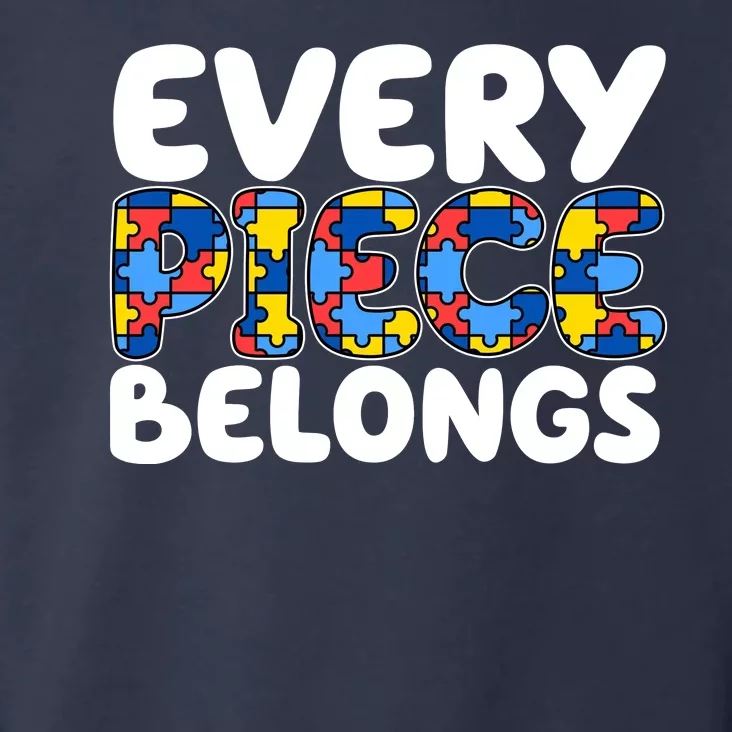 Every Piece Belongs Autism Awareness Toddler Hoodie