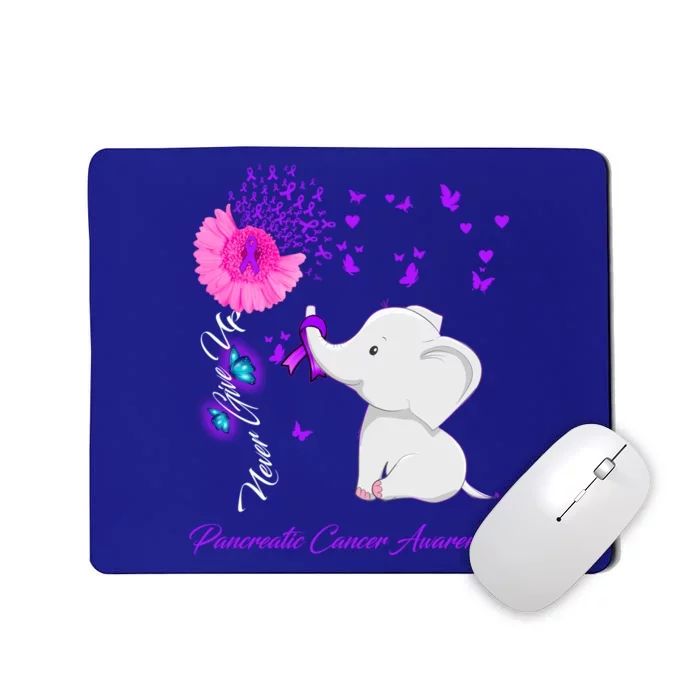 Elephant Pancreatic Cancer Awareness Funny Gift Pancreatic Cancer Gift Mousepad