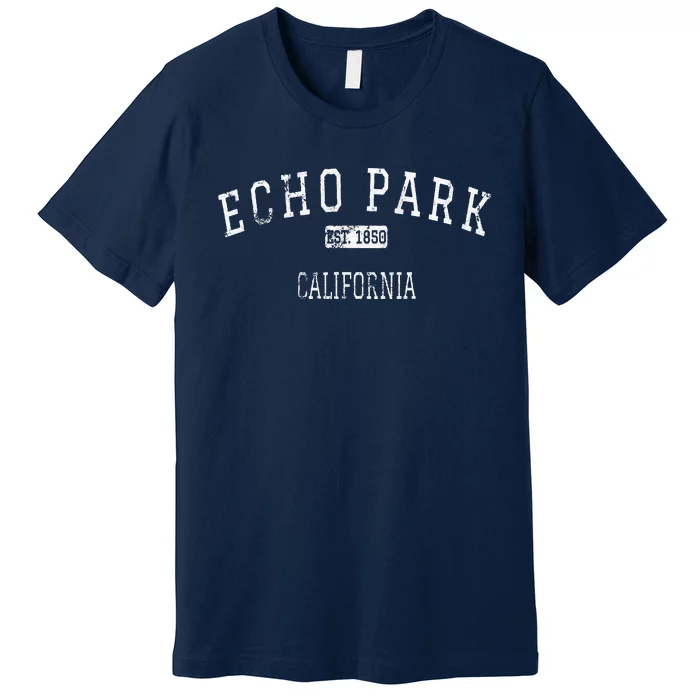 Echo Park California Los Angeles CA Vintage Premium T-Shirt